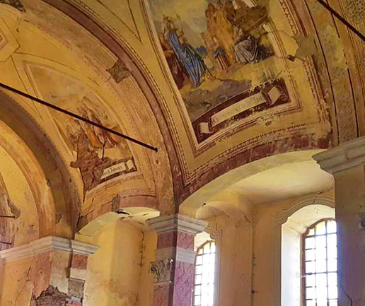 Statické zajištění, Kostel Srby