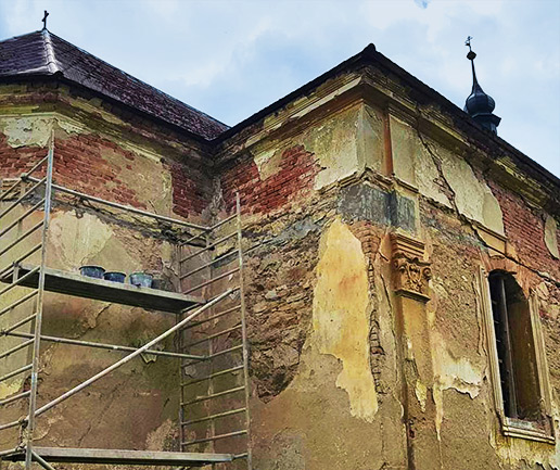Statické zajištění, Kostel Srby