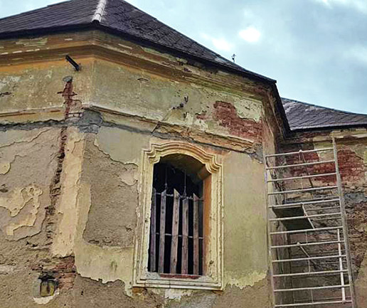 Statické zajištění, Kostel Srby