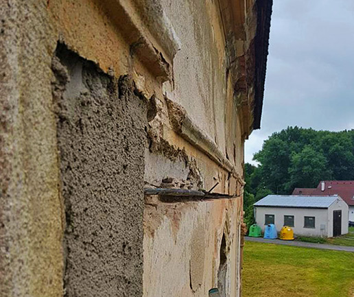 Statické zajištění, Kostel Srby